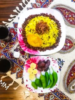 عکسی از دستور عدس پلو با گوشت چرخ کرده