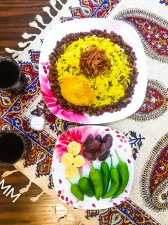 عکسی از دستور عدس پلو با گوشت چرخ کرده