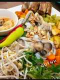 Vegetarian Mì Quảng Noodle Salad