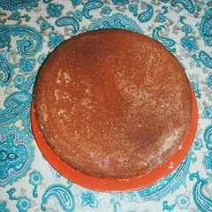 A picture of Bolu Karamel (Rice Cooker/Oven).