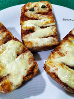 Una foto de Tosta momia en airfryer