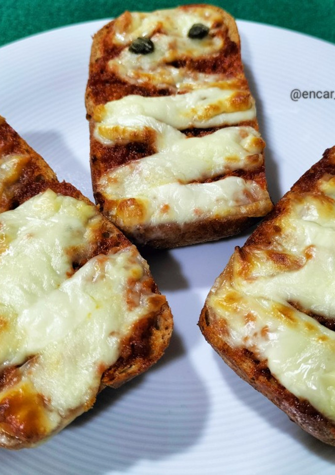 Una foto de Tosta momia en airfryer