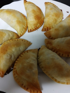 Una foto de Empanadillas de bacon, jamón y champis