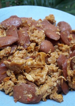 Foto resep Tumis sosis telur