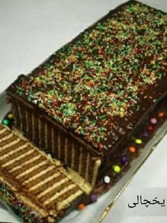 عکسی از دستور دسر یخچالی
