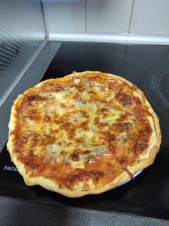Una foto de Pizza barbacoa casera
