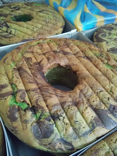 Foto resep Bolu Marmer Pandan