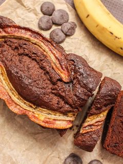 Csokis banánkenyér recept fotója