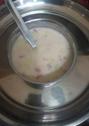 A picture of Mix veg Raita.