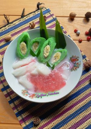 Foto resep Es Pisang Ijo Khas Makassar