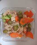 Ensalada con tornillos