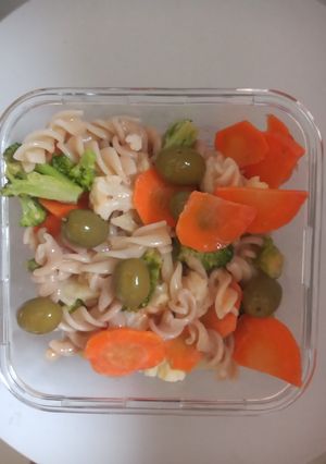 Una foto de Ensalada con tornillos