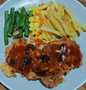 Cara Mudah Membikin Resep Crispy Beef Steak with Barbeque Sauce yang Uenak Anti Ribet, Mantap Sekali