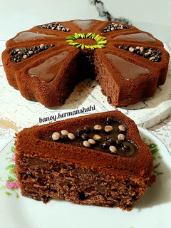 عکسی از دستور کیک شکلاتی کرمدار 😍