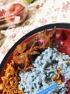Foto resep Nasi Uduk Bunga Telang
