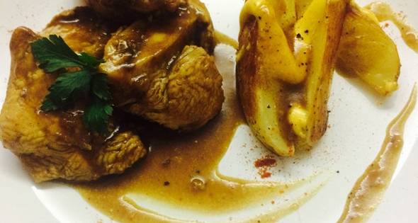 Como hacer Pollo Reposado En Amapolas, Miel Y Mostaza Con Papas Cuña |  Cocinar en casa
