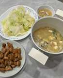 味噌鮭魚豆腐菇菇湯
