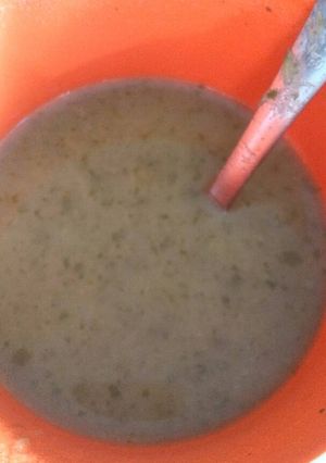 A picture of Watercress and Leeks soup.