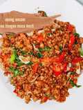 Oseng oncom kemangi