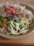 Yaki Udon with BBQ Sauce