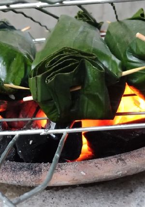 Foto resep Nasi Bakar Sambal Teri ala Dapur Asparaga