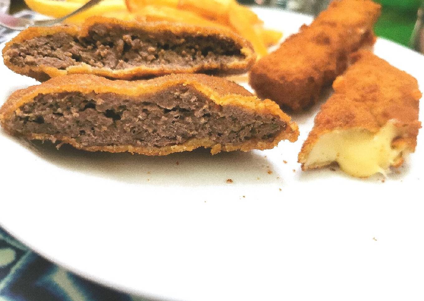 Milanesa de carne picada