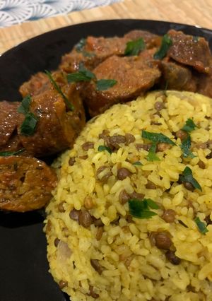 Une photo de Riz aux lentilles (zembrocal)