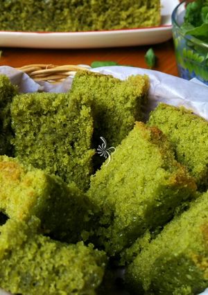 Foto resep Cake Bayam | Spinach Cake