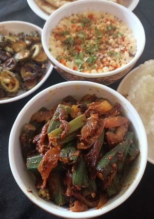 भिंडी दो प्याजा (Bhindi do pyaza recipe in hindi) रेसिपी मुख्य फोटो