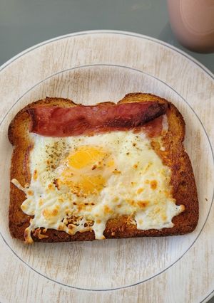 Una foto de Toast fácil de desayuno