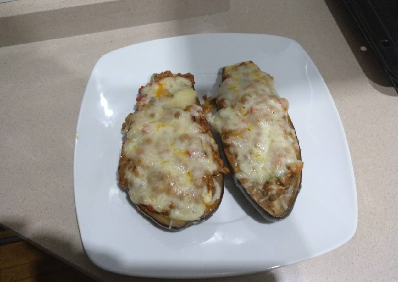 Berenjenas con carne picada 🍆🍖🍗