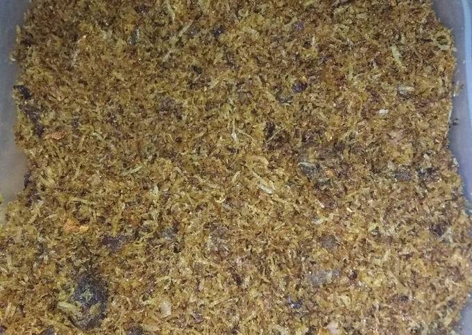 Ternyata begini lho! Resep gampang memasak Srundeng kelapa daging  sempurna