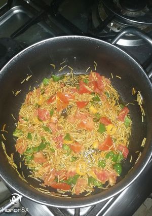 صورة لوصفة رز بالشعيريه بالخضار