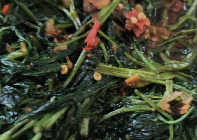 Bagaimana Menyiapkan Cah kangkung cepet gk pkai ribet yang Sempurna