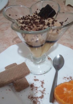 صورة لوصفة تحلية المندرين والشوكولاطة