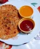 Healthy nutritious tasty multigrain flour masala chilla