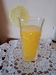 صورة لوصفة عصير البرتقال والليمون 🍋🍊🍋🍊🍋🍊🍋