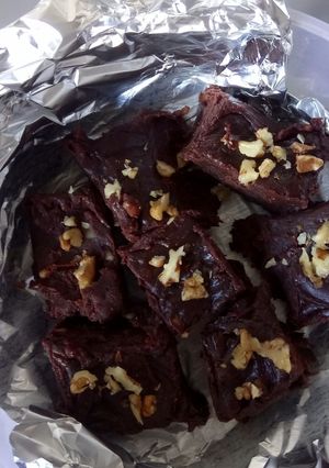 A picture of Chocolate Walnut Fudge.