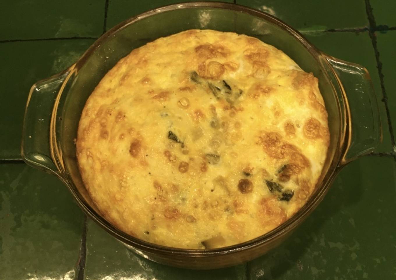 Frittata de acelgas con calabacitas  ©