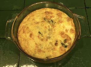 Una foto de Frittata de acelgas con calabacitas  ©