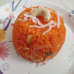 A picture of Zarda pulao.