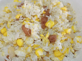 ข้าวผัดข้าวโพดกุนเชียง