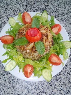 صورة لوصفة مجدرة البرغل السوريه