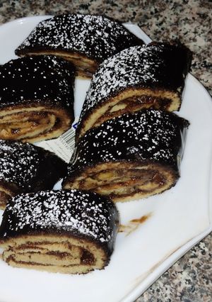 صورة لوصفة رولي الشوكولاته