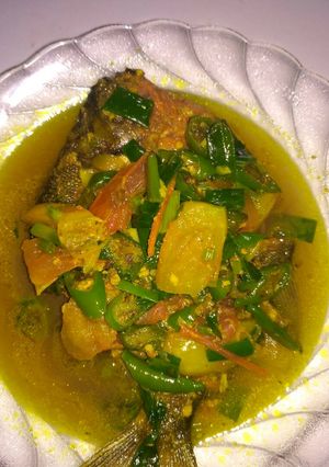 Foto resep Bawal kuah kuning