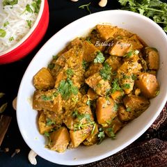 A picture of Shahi Kathal Korma.