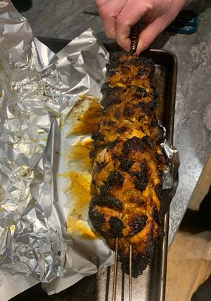 A picture of Chicken marinade for bbq’ing.