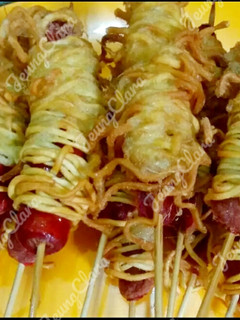 Foto resep Sate Sosis Mie