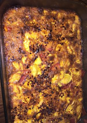 A picture of Breakfast casserole.