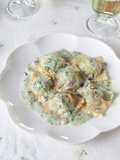 Ravioli with Borage, Ricotta, and Lemon